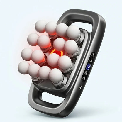 🔥 Today Only: 🔥 16-Head Deep Tissue Back Massager – Red Light, 30 Speeds & Hands-Free Relief
