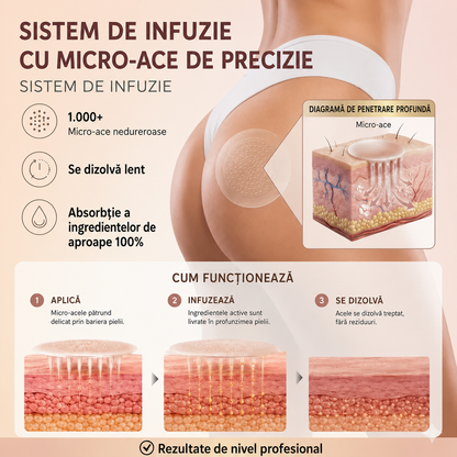 Silvelyo™ CurveSculpt Micro-Patch – Secretul tău pentru un efect de lifting al feselor, direct acasă 🍑