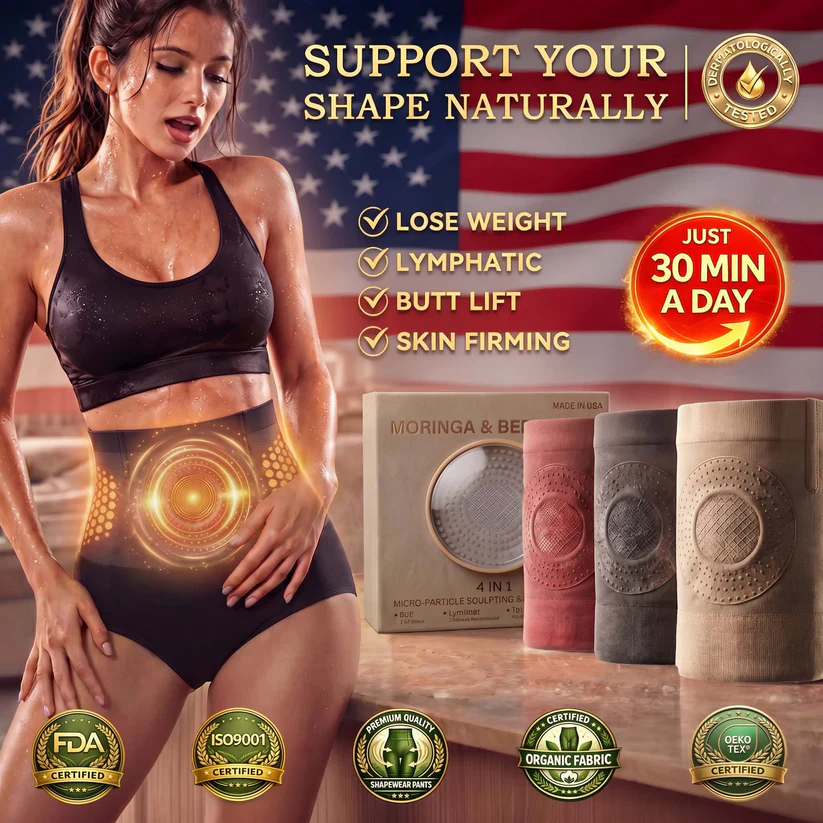 Official Brand Store | 🛡️2026 Moringa & Goldenseal Extract 4-in-1 Micro-Particle Shaping & Fat Burning Shorts