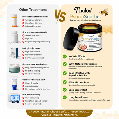 Thulox® PsoriaSoothe Bee Venom Skin-Restoration Cream ✨