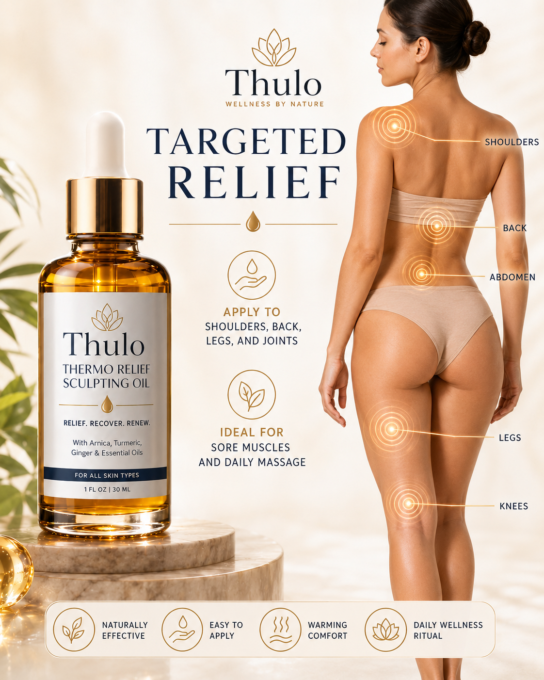 🔥Thulo® 🔥Fat Burning & Pain Relief Essential Oil – Instantly Soothes Tired Muscles, Supports Slimming & Body Recovery – Deep Relax Aromatherapy Oil