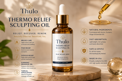 🔥Thulo® 🔥Fat Burning & Pain Relief Essential Oil – Instantly Soothes Tired Muscles, Supports Slimming & Body Recovery – Deep Relax Aromatherapy Oil