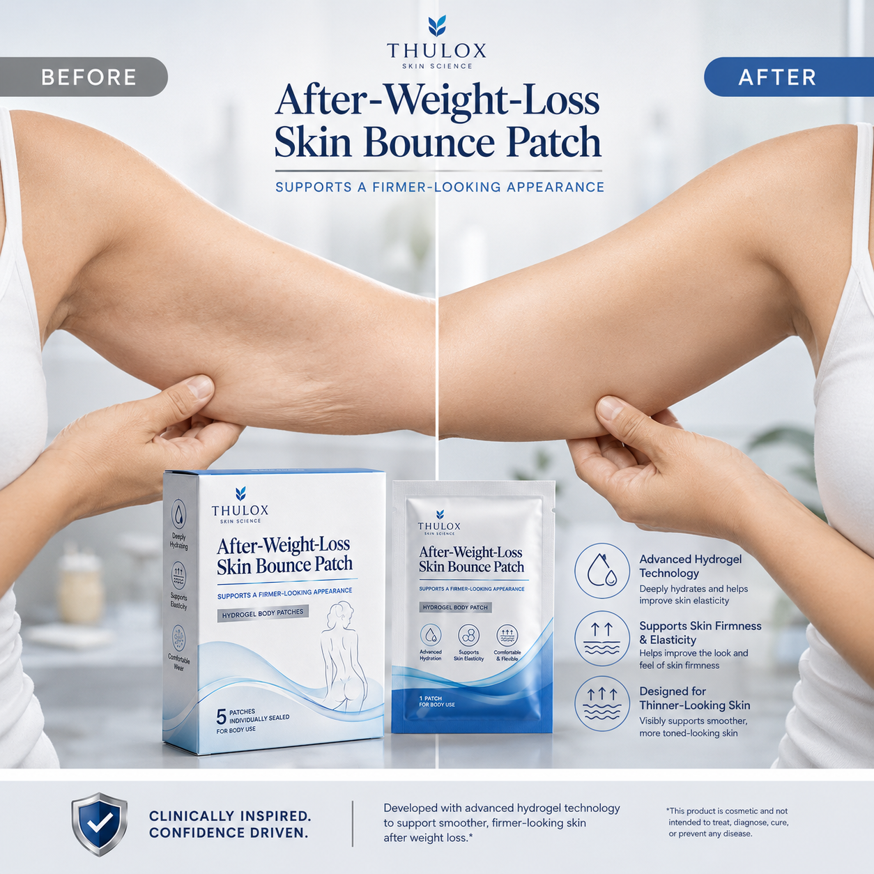 🎁Anti-Wrinkle Skin Firming Patch | For Aging & After Weight Loss Loose Skin🔥🔥🔥