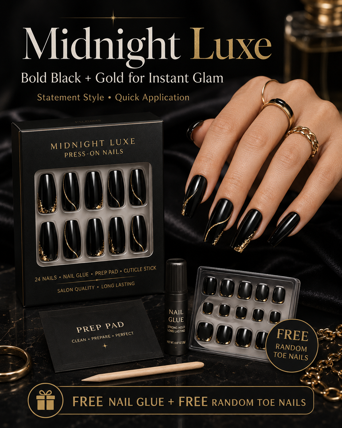 Luxury Press-On Nails for Every Mood & Moment ✨