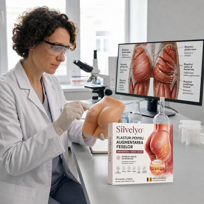 Silvelyo™ CurveSculpt Micro-Patch – Secretul tău pentru un efect de lifting al feselor, direct acasă 🍑
