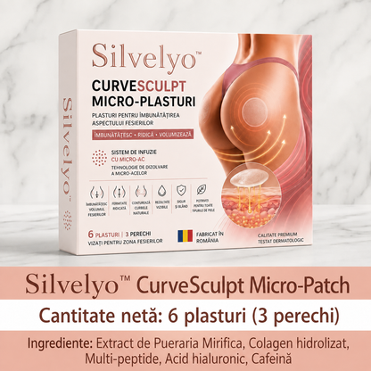 Silvelyo™ CurveSculpt Micro-Patch – Secretul tău pentru un efect de lifting al feselor, direct acasă 🍑