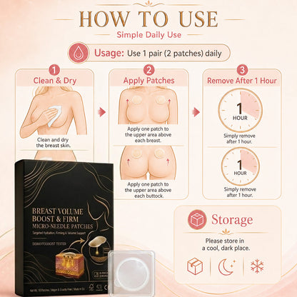💥Ctmson® Targeted Breast Enhancement Advanced Nano Microneedle Patch