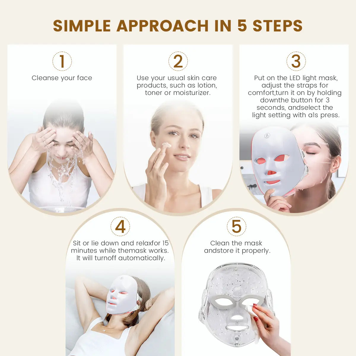 Thulox | Wireless 7-Color LED Photorejuvenation Mask