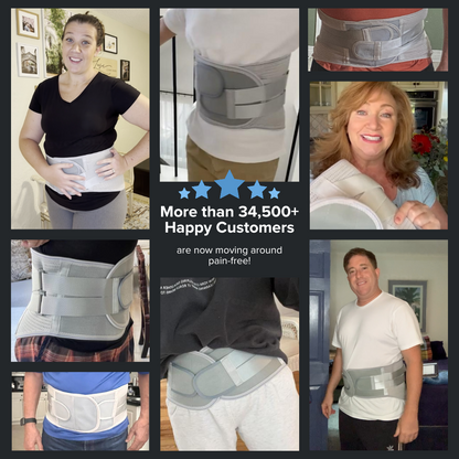 Korva™ Posture Support Belt | All-Day Back & Lumbar Comfort