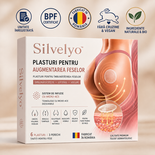Silvelyo™ CurveSculpt Micro-Patch – Secretul tău pentru un efect de lifting al feselor, direct acasă 🍑