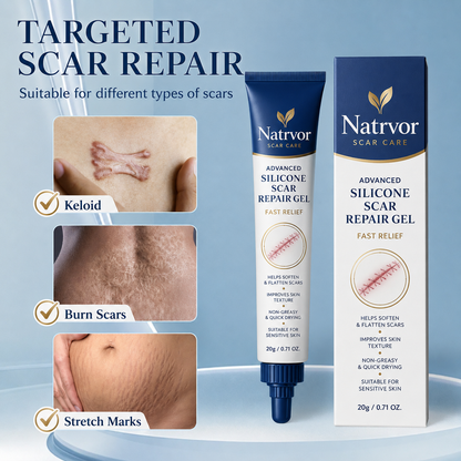 Natrvor®🔥 Advanced Silicone Scar & Wrinkle Smoothing Gel