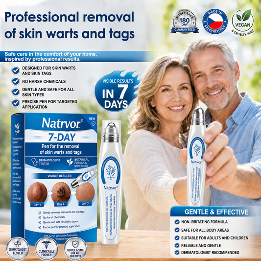 🔥 Natrvor® 7-Day Skin Tag & Dark Spot Care Roller Pain-Free • No Scar Marks • Precision Rollerball Applicator 🌈