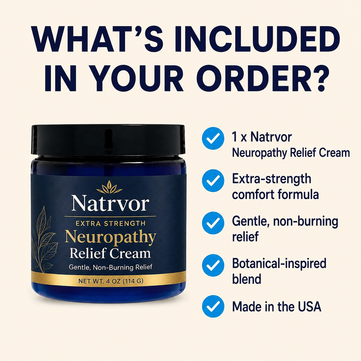 Natrvor® Neuropathy Relief Cream