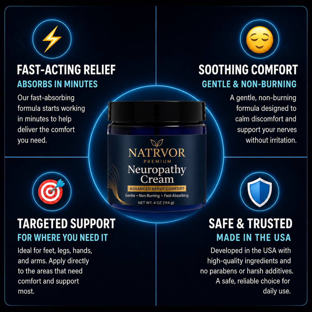 Natrvor® Neuropathy Relief Cream
