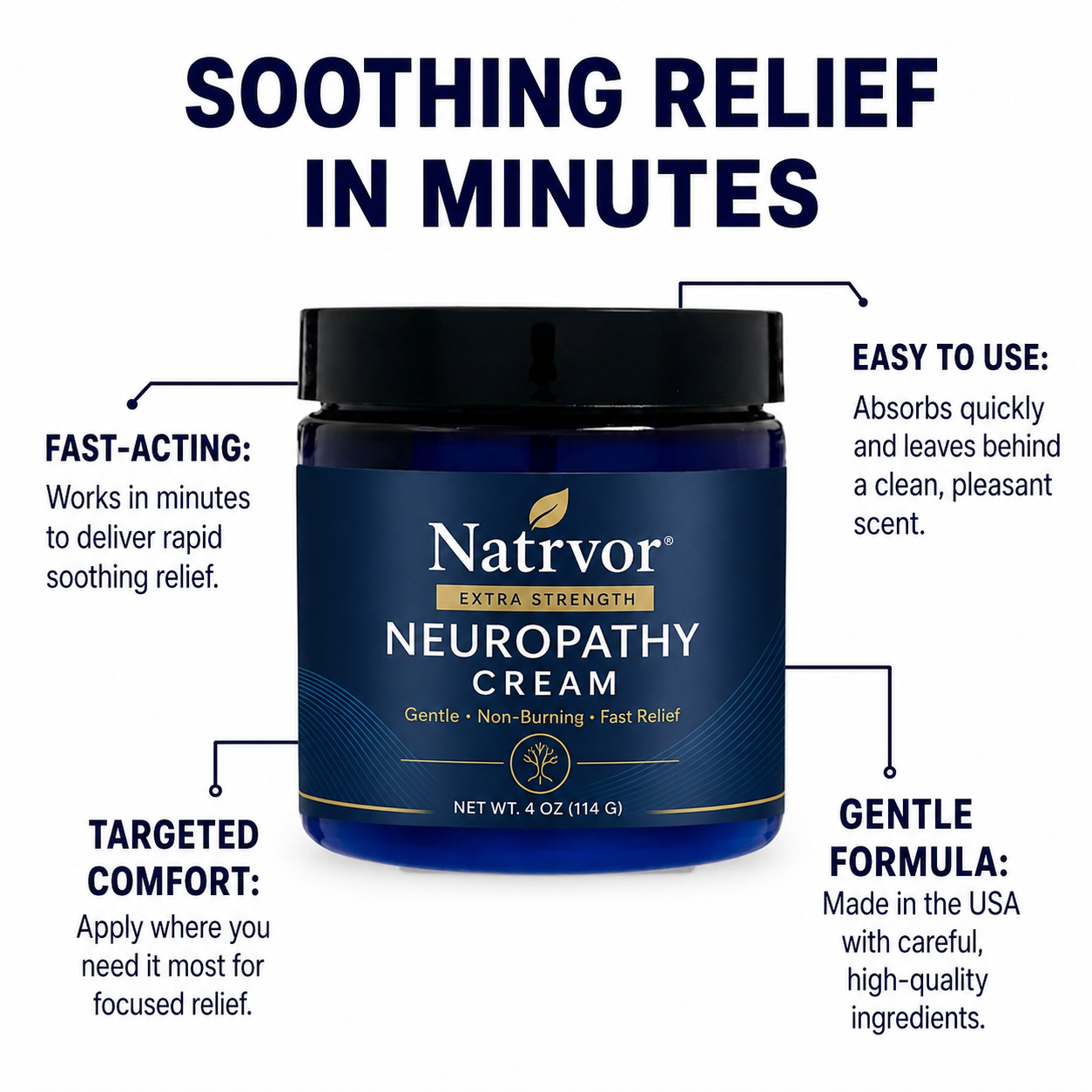 Natrvor® Neuropathy Relief Cream