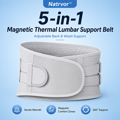 Natrvor™ 5-in-1 Magnetic Thermal Lumbar Support Belt