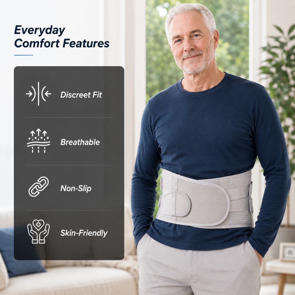 Natrvor™ 5-in-1 Magnetic Thermal Lumbar Support Belt