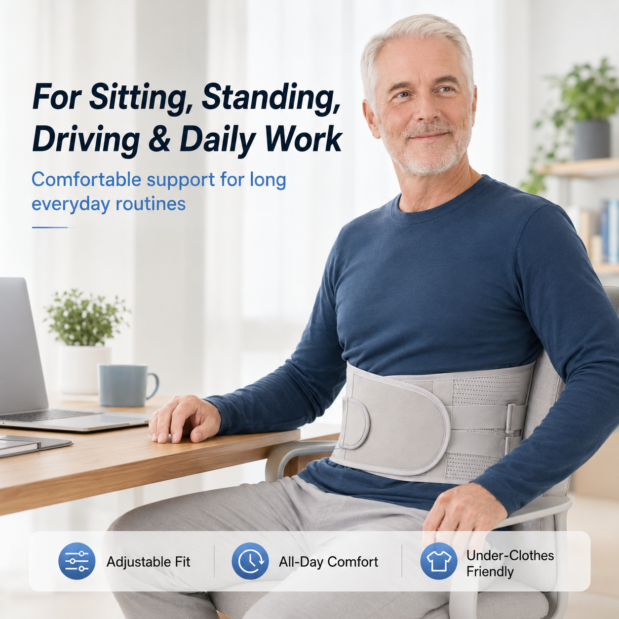 Natrvor™ 5-in-1 Magnetic Thermal Lumbar Support Belt