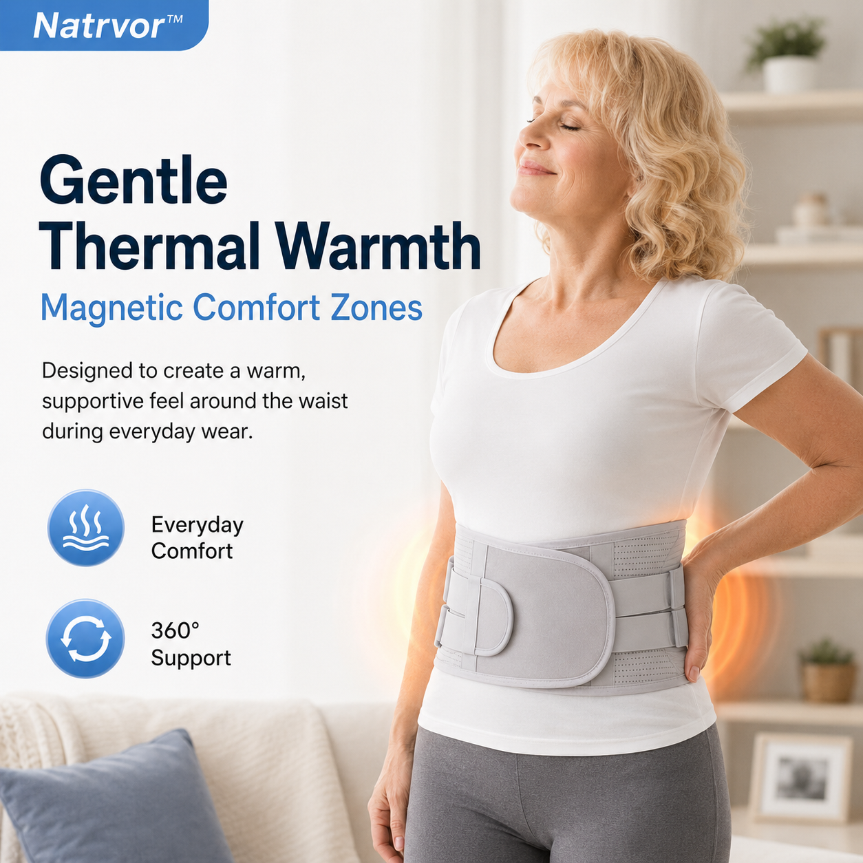 Natrvor™ 5-in-1 Magnetic Thermal Lumbar Support Belt