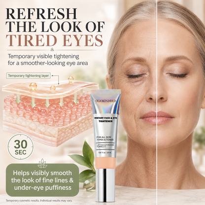 OLIOKINDRED™ Instant Face Temporary Tightener – Instant visible results in 30 seconds