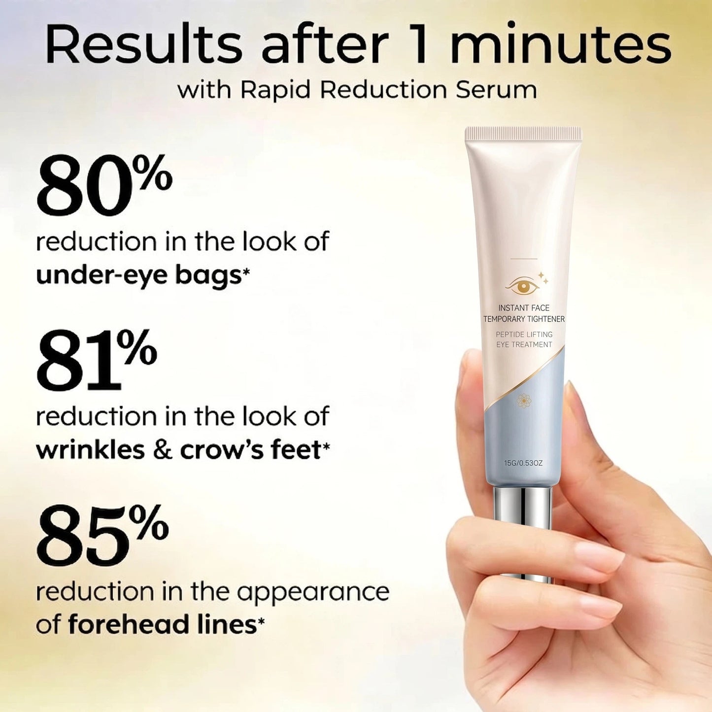 Instant Face Temporary Tightener – Instant visible results in 30 seconds