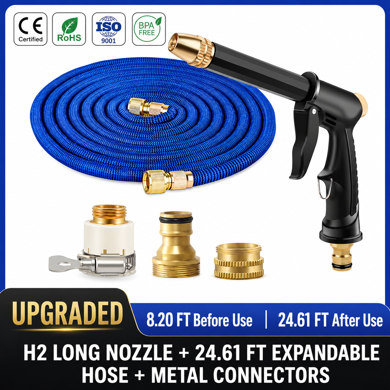 🔥"No More Heavy, Tangled Hoses! Upgrade Your Garden Watering Experience Today 🌿"  Expandable. Lightweight. Powerful. Ready for Every Outdoor Task.