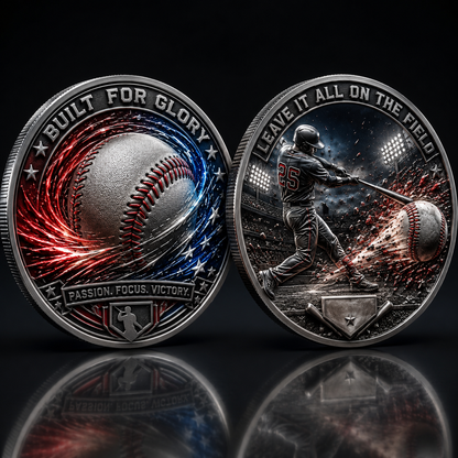 🔥 Limited Edition Baseball Collector Coin – Celebrate Every Swing, Hit & Home Run⚾