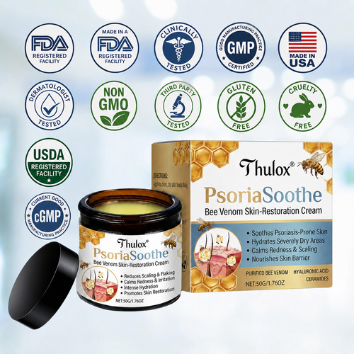 Thulox® PsoriaSoothe Bee Venom Skin-Restoration Cream ✨