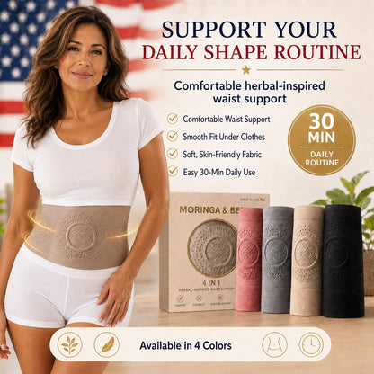 2026 Moringa & Berberine 4-in-1 Micro-Particle Shaping & Fat Burning Shorts