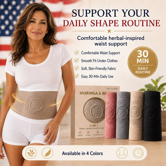 2026 Moringa & Berberine 4-in-1 Micro-Particle Shaping & Fat Burning Shorts