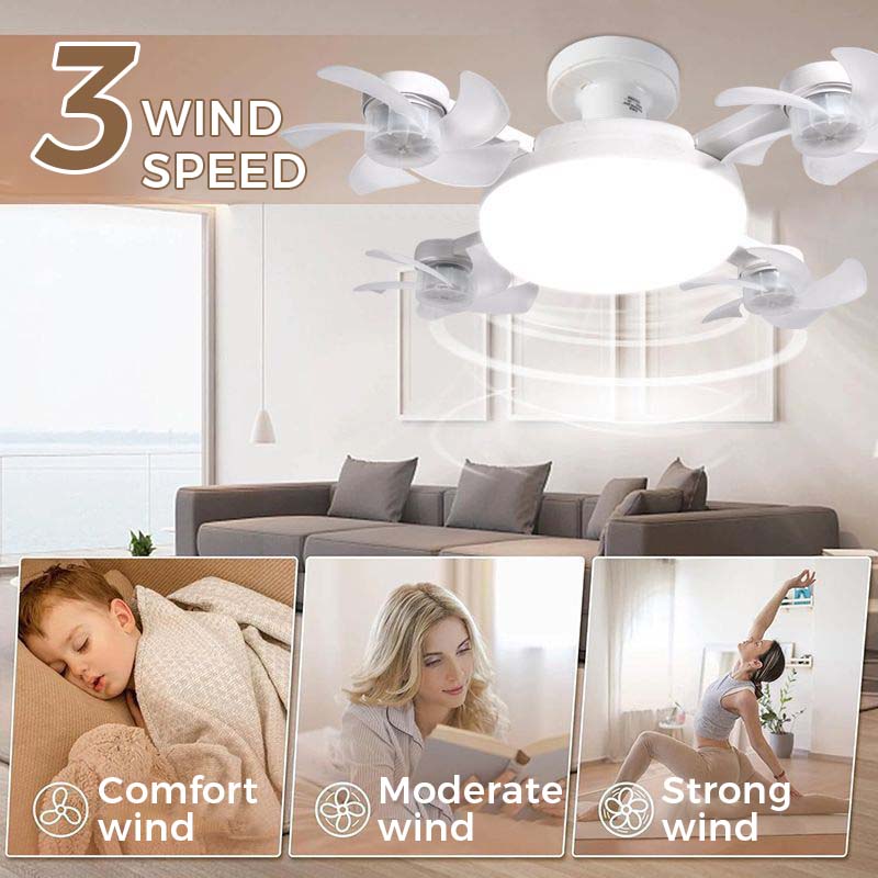🚐 Selnivo™ 2-in-1 RV Ceiling Fan Light – E27 LED Cooling Fan with Remote for Quiet Small-Space Comfort