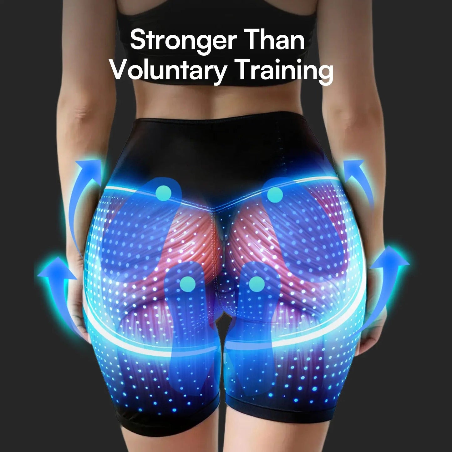 Neravio™ 3-Zone EMS Toning Shorts: Targeted Abdomen, Glutes & Pelvic Floor Support