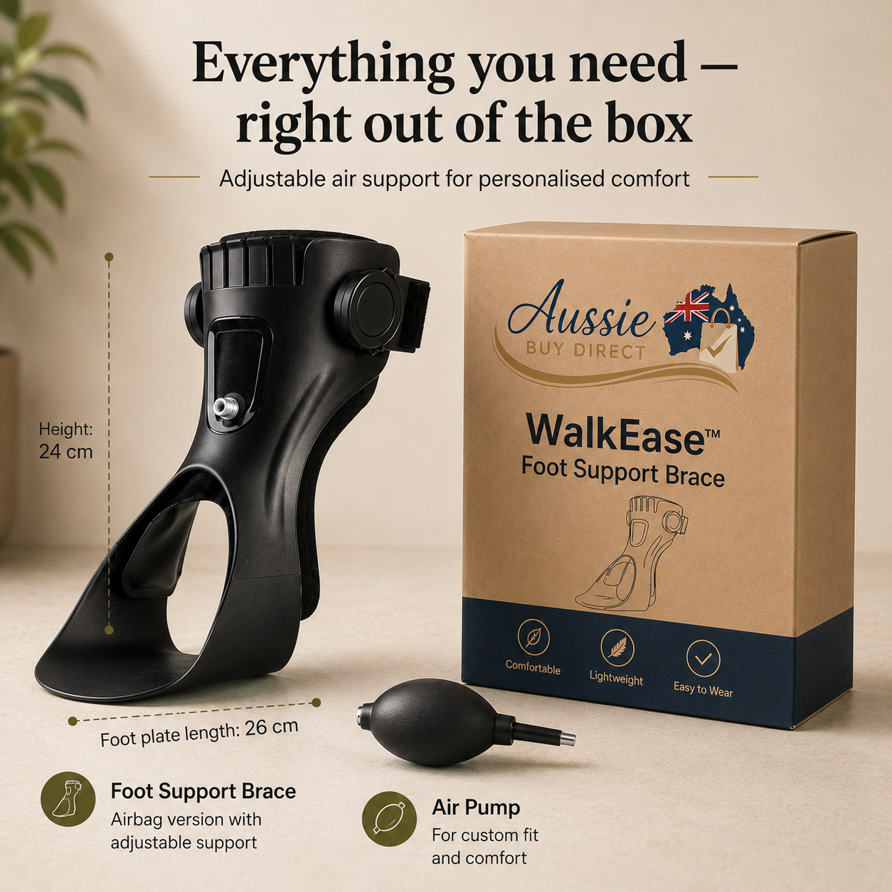 WalkEase™ Foot Support Brace